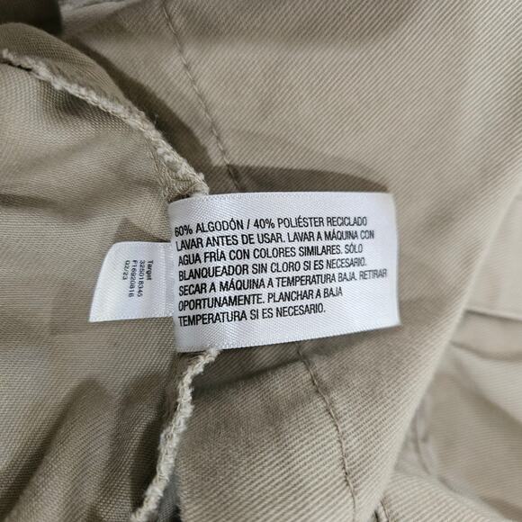 Cat & Jack Girls' Khaki Short Sleeve Uniform Safari Dress Size 8 - Picture 5 of 7